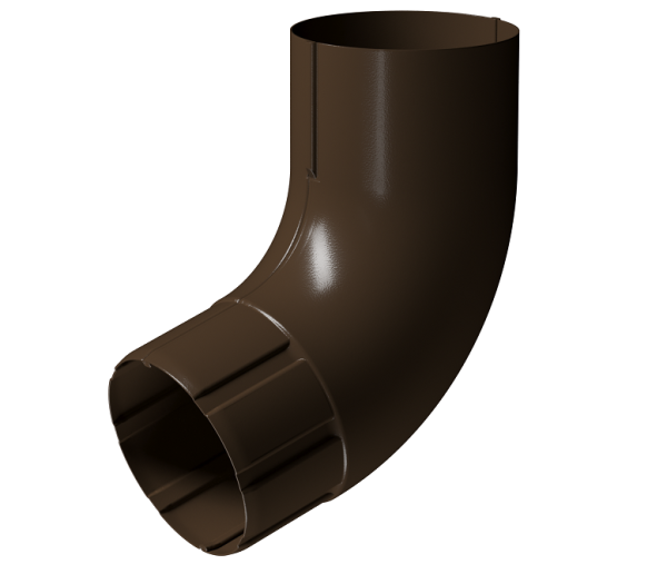 Колено 72° D90 Döcke STAL PREMIUM Каштан, (RAL 8017) купить в Туапсе