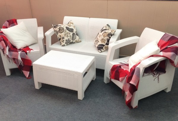 Комплект Yalta Terrace Set белый купить в Туапсе