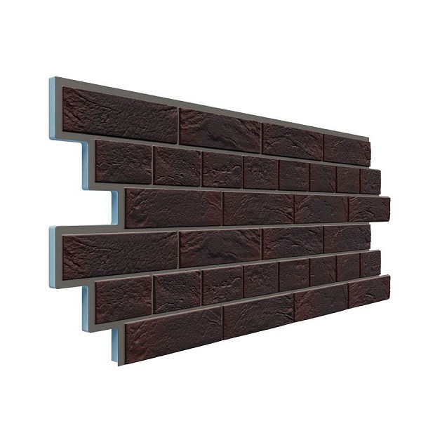 Фасадная термопанель Доломит Венецианский кирпич 20 мм Алтея купить в Туапсе