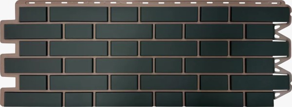 Фасадная панель Альта-Профиль, Кирпич Клинкерный, Графит купить в Туапсе