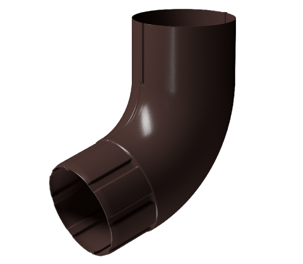 Колено 72° D90 Döcke STAL PREMIUM Шоколад, (RAL 8019) купить в Туапсе