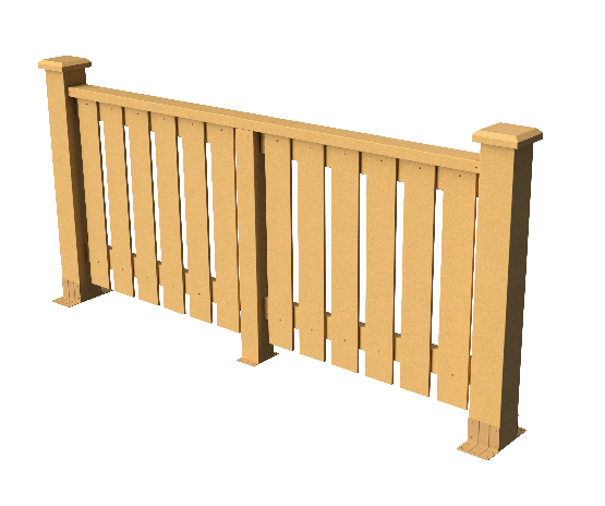 Ограждения декоративное ДПК GRINDERDECO Вилидж песчаник купить в Туапсе