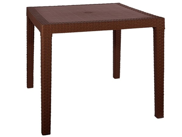 Стол квадратный FIJI Quatro Table Коричневый купить в Туапсе