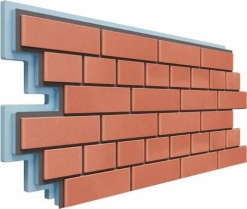 Термопанели Доломит Кирпич 40 мм Красный купить в Туапсе