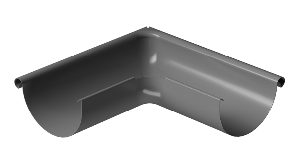 Угол внешний 90° D125 Döcke STAL PREMIUM Графит, (RAL 7024) купить в Туапсе