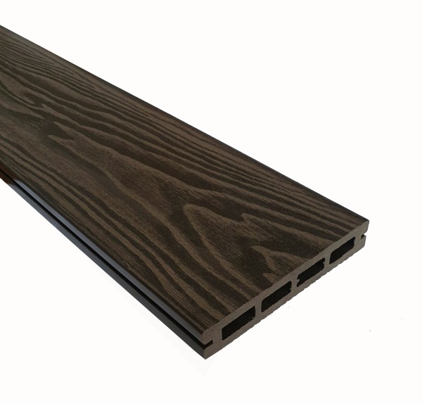 Террасная доска из ДПК Terrapol Смарт 3D Пустотелая с пазом Венге Соренто купить в Туапсе