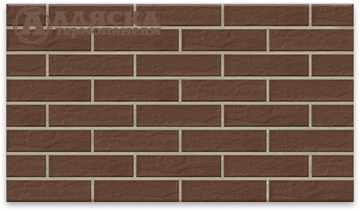 Фасадные Термопанели Аляска Braun Rustic купить в Туапсе