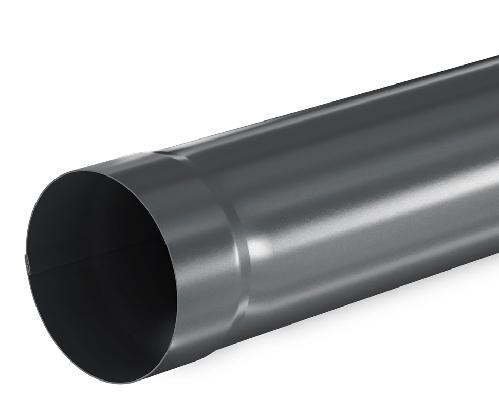 Водосток Aquasistem, система 125x90 - Труба водосточная 3.00м RAL 7024 Тёмно-серый купить в Туапсе