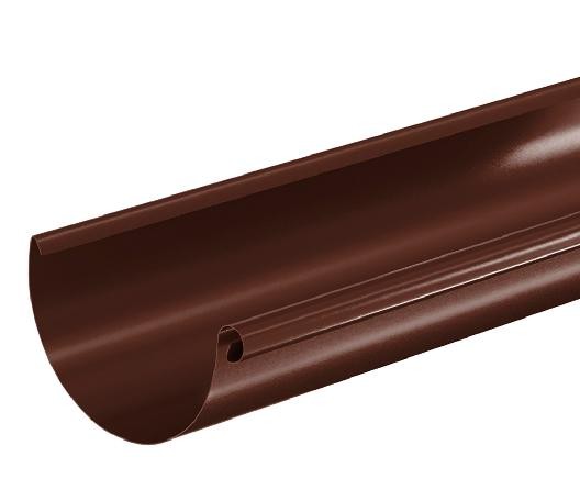 Водосток Aquasistem, система 125x90 - Водосточный желоб 3.00м RAL 8017 Коричневый купить в Туапсе