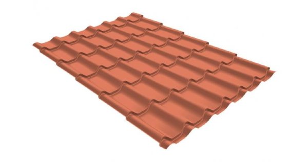 Металлочерепица классик GL 0,5 Quarzit Cuprum Steel купить в Туапсе