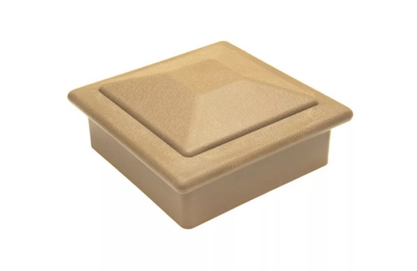 Крышка верхняя ПВХ для столба Deckart 125х125 Орех купить в Туапсе