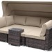 Диван-Трансформер AFINA плетеный из иск. ротанга AFM-320B Brown купить в Туапсе