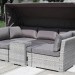 Диван-Трансформер AFINA плетеный из иск. ротанга AFM-320G Grey купить в Туапсе