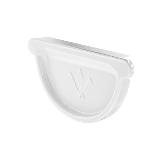 Водосток Aquasistem, система 150/100 - Заглушка универсальная с резиновым уплотнителем RAL 9003 Белый купить в Туапсе