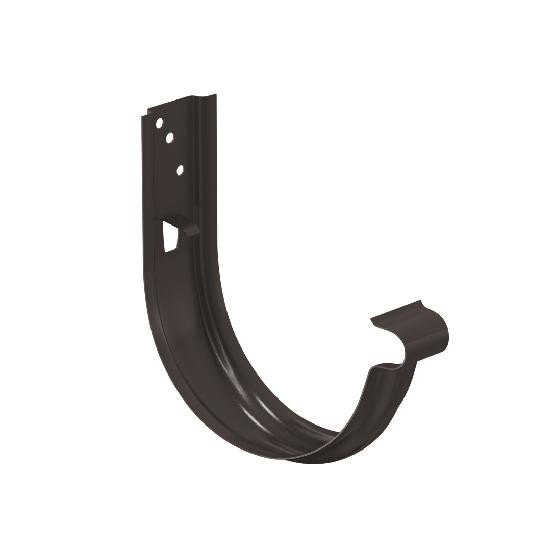 Водосток Aquasistem, система 150/100 - Крюк крепления желоба универсальный RR 32 Тёмно-Коричневый купить в Туапсе