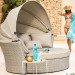 Диван-Трансформер AFINA плетеный из иск. ротанга AFM-325 Beige купить в Туапсе