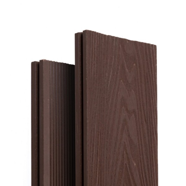 Террасная доска Ecodecking Экстра 3D полнотелая Венге купить в Туапсе