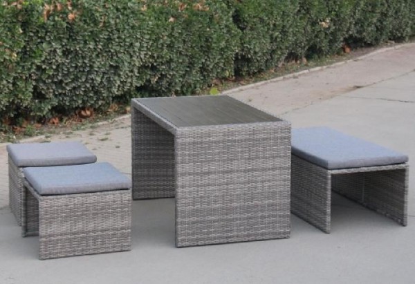 Диван-Трансформер AFINA плетеный из иск. ротанга S330G-W78 Grey купить в Туапсе