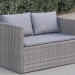 Диван-Трансформер AFINA плетеный из иск. ротанга S330G-W78 Grey купить в Туапсе