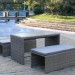 Диван-Трансформер AFINA плетеный из иск. ротанга S330G-W78 Grey купить в Туапсе