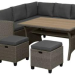 Комплект мебели AFINA плетеной из иск. ротанга AFM-307G-Grey купить в Туапсе