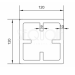 Столб SEQUOIA Evolution 3D WOOD BLACK купить в Туапсе