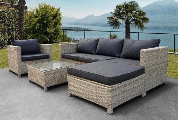 Комплект мебели AFINA плетеной из иск. ротанга YR821G Grey/Grey купить в Туапсе