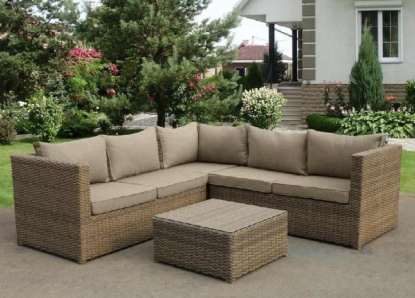 Комплект мебели AFINA плетеной из иск. ротанга YR825B Beige купить в Туапсе