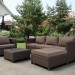 Комплект мебели AFINA плетеной из иск. ротанга YR821A Brown/Beige купить в Туапсе