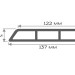 Доска Ромбус 3D ДПК Outdoor STORM GREY серая микс купить в Туапсе