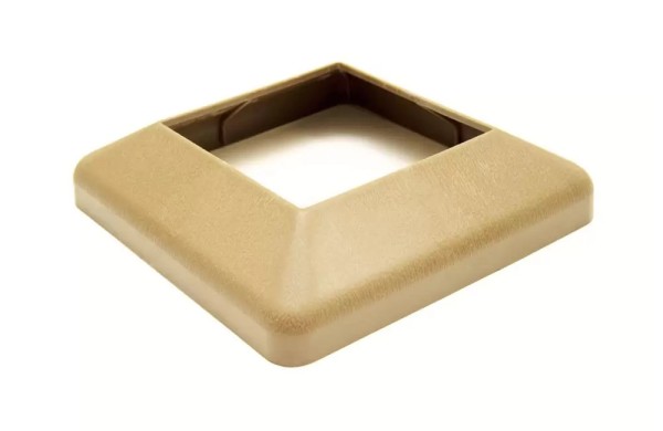 Крышка нижняя ПВХ для столба Deckart 100х100 Орех купить в Туапсе