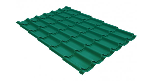 Металлочерепица классик 0,5 Satin RAL 5021 купить в Туапсе
