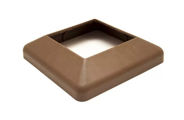 Крышка нижняя ПВХ для столба Deckart 100х100 Шоколад купить в Туапсе