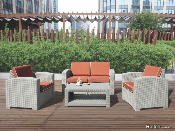 Уличные диваны и кресла коллекции Rattan Premium 4 купить в Туапсе