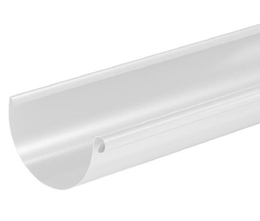 Водосток Aquasistem, система 125x90 - Водосточный желоб 3.00м RAL 9003 Белый купить в Туапсе