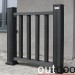 Ограждение из ДПК Outdoor Классик 3D STORM чёрный купить в Туапсе