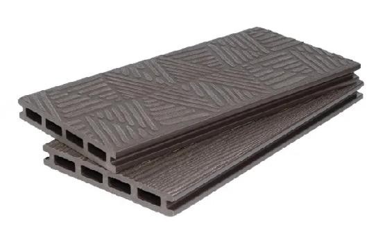 Террасная доска ДПК POLIVAN GROUP 3D+3D NEW пустотелая двухсторонняя DENPASAR Тёмно-коричневый купить в Туапсе