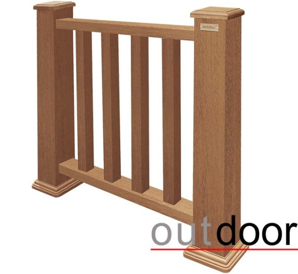 Ограждение из ДПК Outdoor Классик 3D STORM дуб купить в Туапсе
