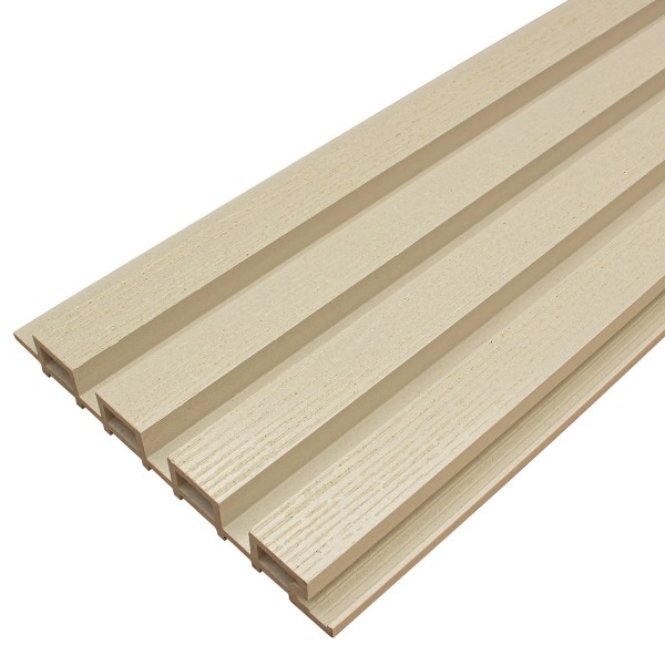 Фасадная доска из ДПК Faynag Wood Рейка Слоновая кость купить в Туапсе