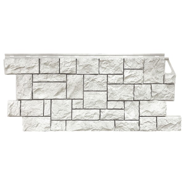 Фасадная панель FineBer, Камень Дикий, Жемчужный купить в Туапсе