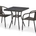 Комплект плетеной мебели AFINA из иск. ротанга T282BNT/Y137C-W53 Brown 2Pcs купить в Туапсе