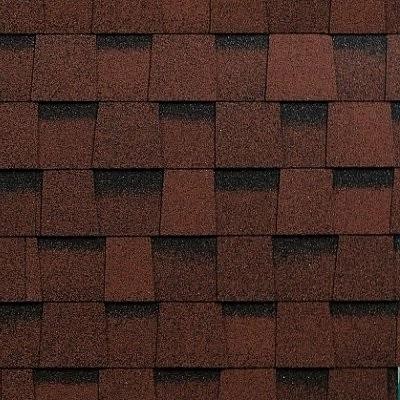 Двухслойная ламинированная черепица Shinglas, серия Фазенда – Красный купить в Туапсе