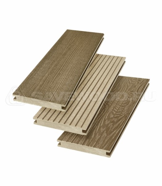 Террасная доска SW Fraxinus (R) полнотелая «SaveWood» Тик купить в Туапсе