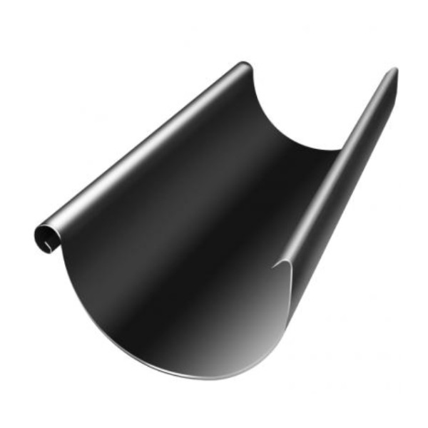 Водосток Grand Line 125x90 – Желоб 3м RAL 9005 купить в Туапсе