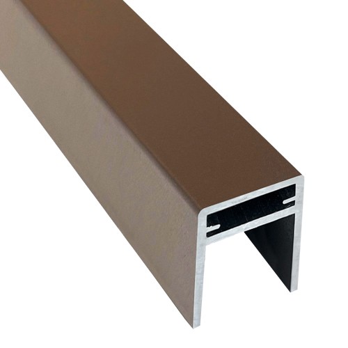 П-профиль Алюминиевый EasyDecking 35x25 Венге купить в Туапсе