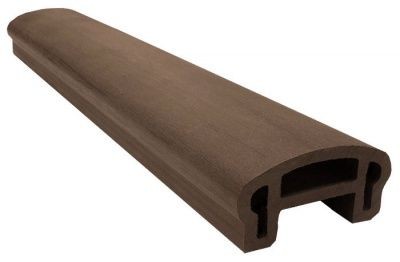 Перила вехнее фигурное Woodvex Select Темно - Коричневый купить в Туапсе