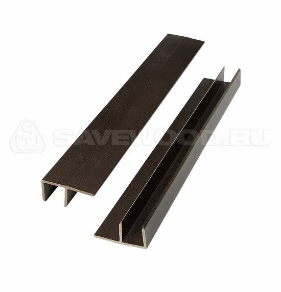 F-профиль ДПК Savewood – Тёмно-коричневый купить в Туапсе