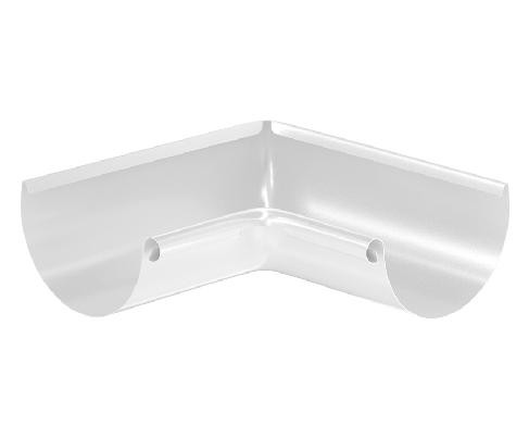 Водосток Aquasistem, система 150/100 - Угол желоба, внутренний 90° RAL 9003 Белый купить в Туапсе