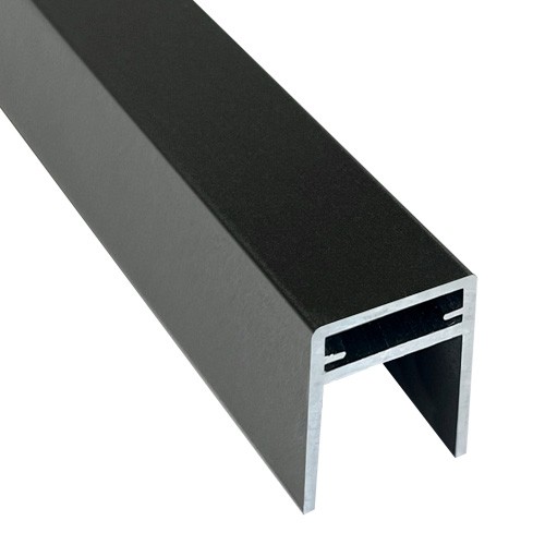 П-профиль Алюминиевый EasyDecking 35x25 Черное дерево купить в Туапсе