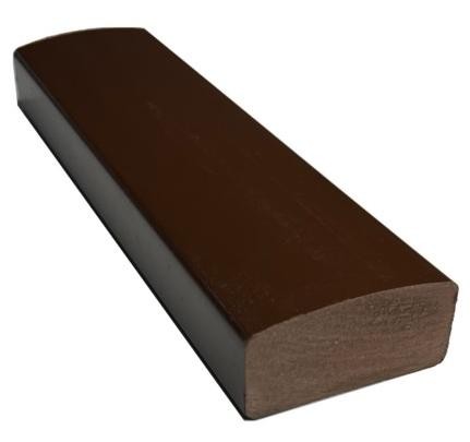 Лавочный брус Ecodecking Некст полнотелый глянцевый 70х35 шоколад купить в Туапсе